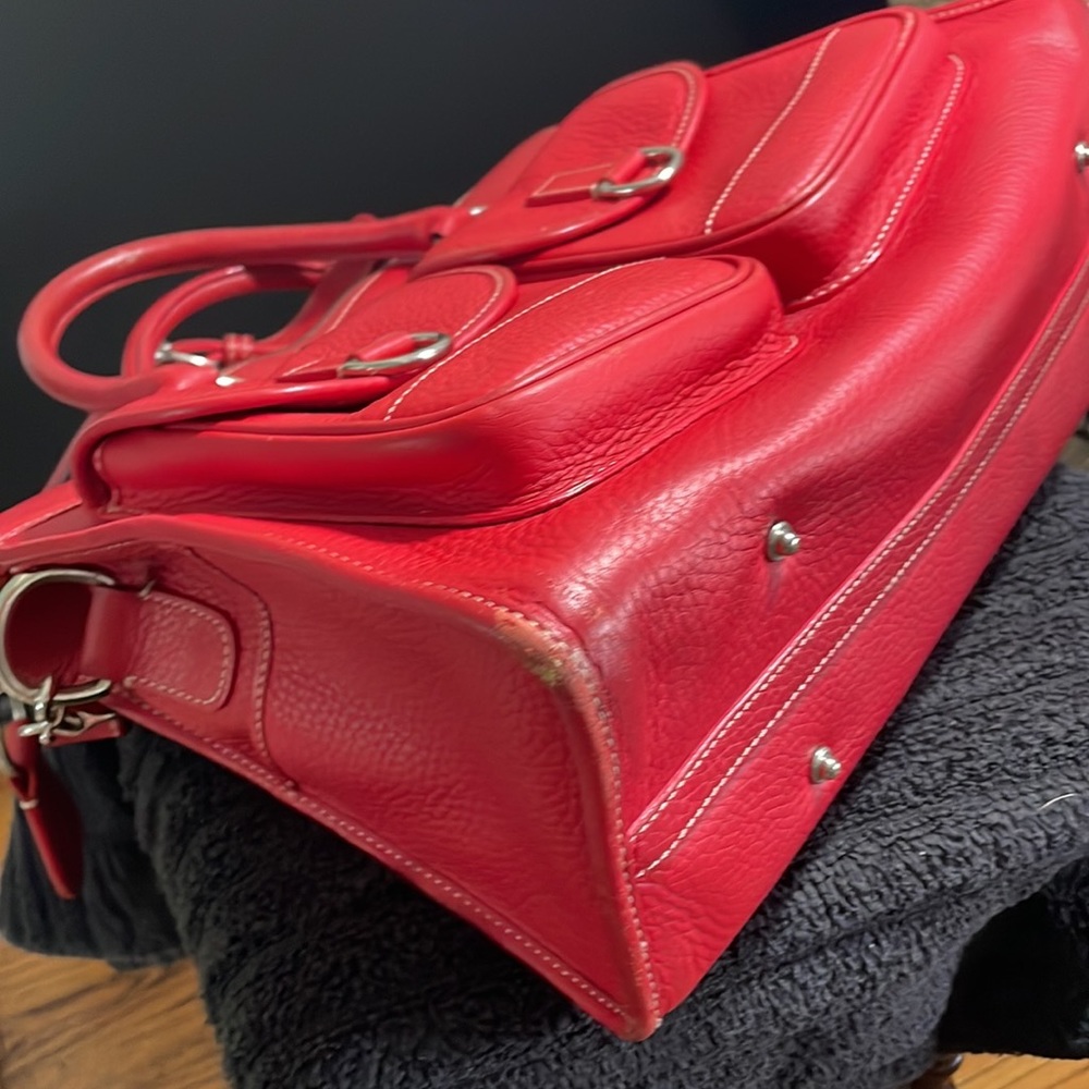 Dooney & Bourke All Leather II Zip Top Pocket Tote Bag - Picture 5 of 6